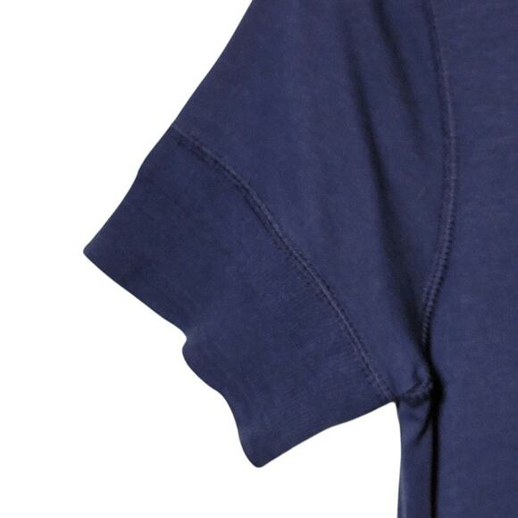 Ralph Lauren Waffle Knit Henley Dress Navy Blue A Line Short Sleeve Summer Small - Picture 4 of 16